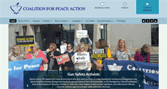 Desktop Screenshot of peacecoalition.org